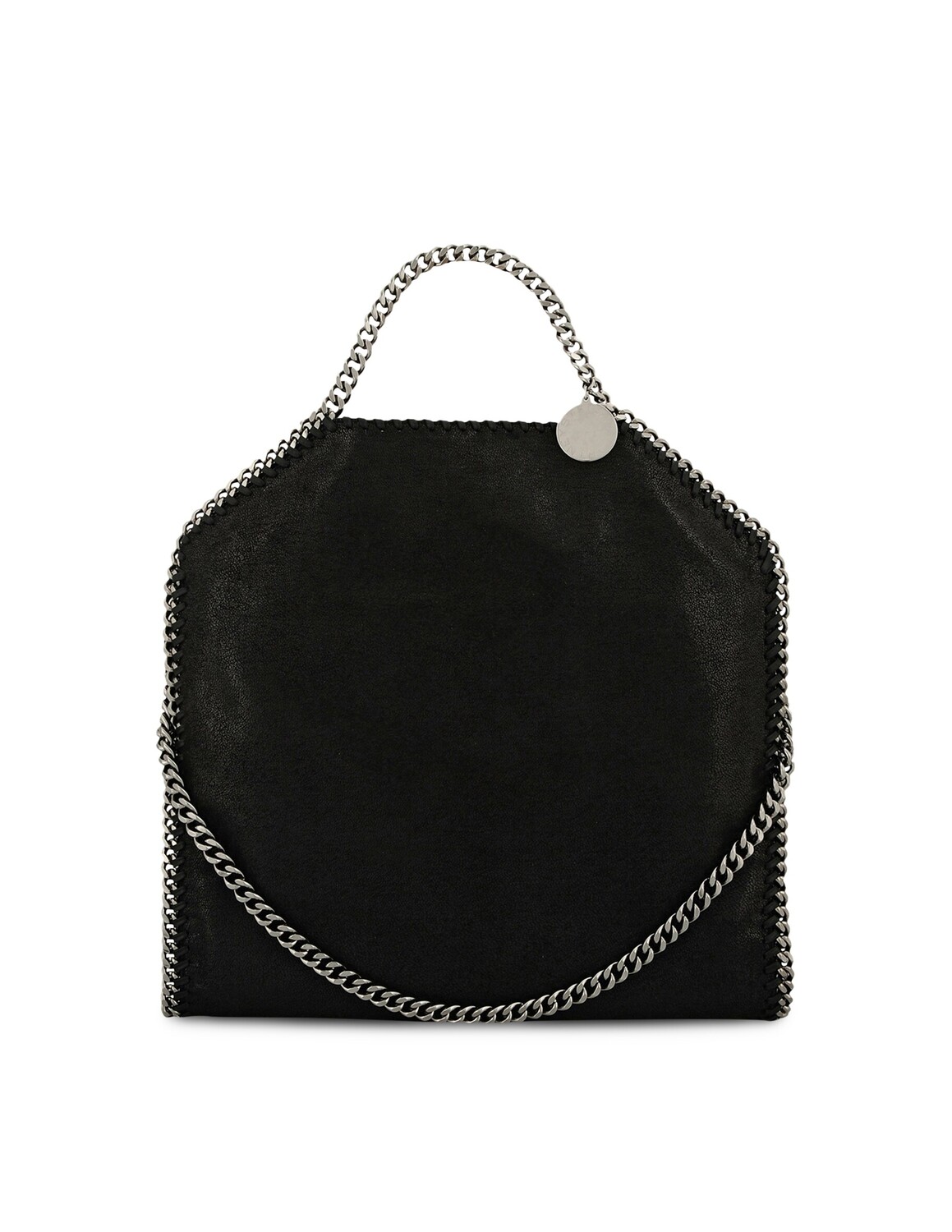 

Откидная большая сумка Falabella Stella McCartney, черный