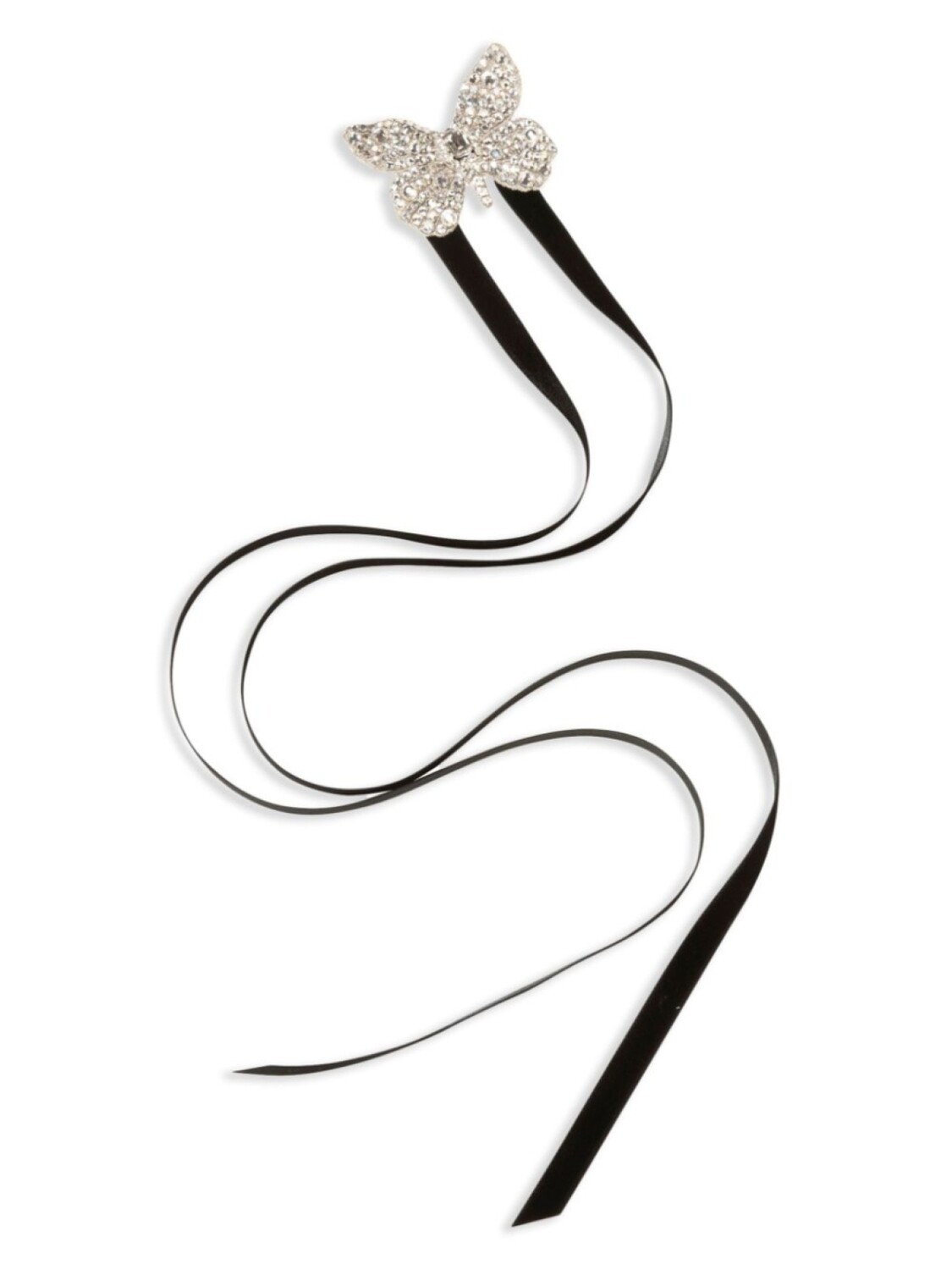 

Чокер Avry Ribbon Tie Jennifer Behr, серебряный