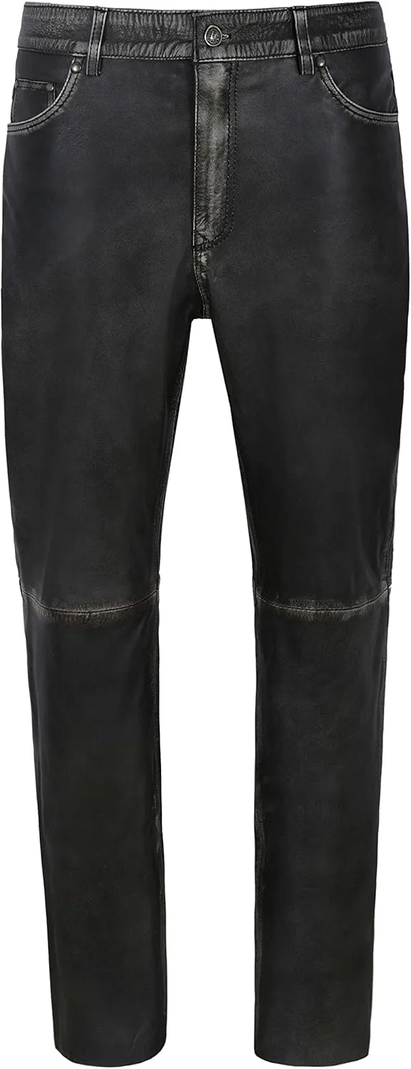 

Мужские джинсы 501 из 100% ягненка Real Leather Smart Range Leather