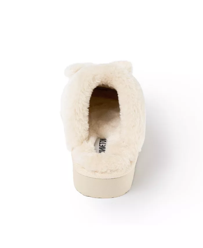 Женские вязаные тапочки Bowelle Scuff Sweater Minnetonka, коричневый/бежевый — фото 4