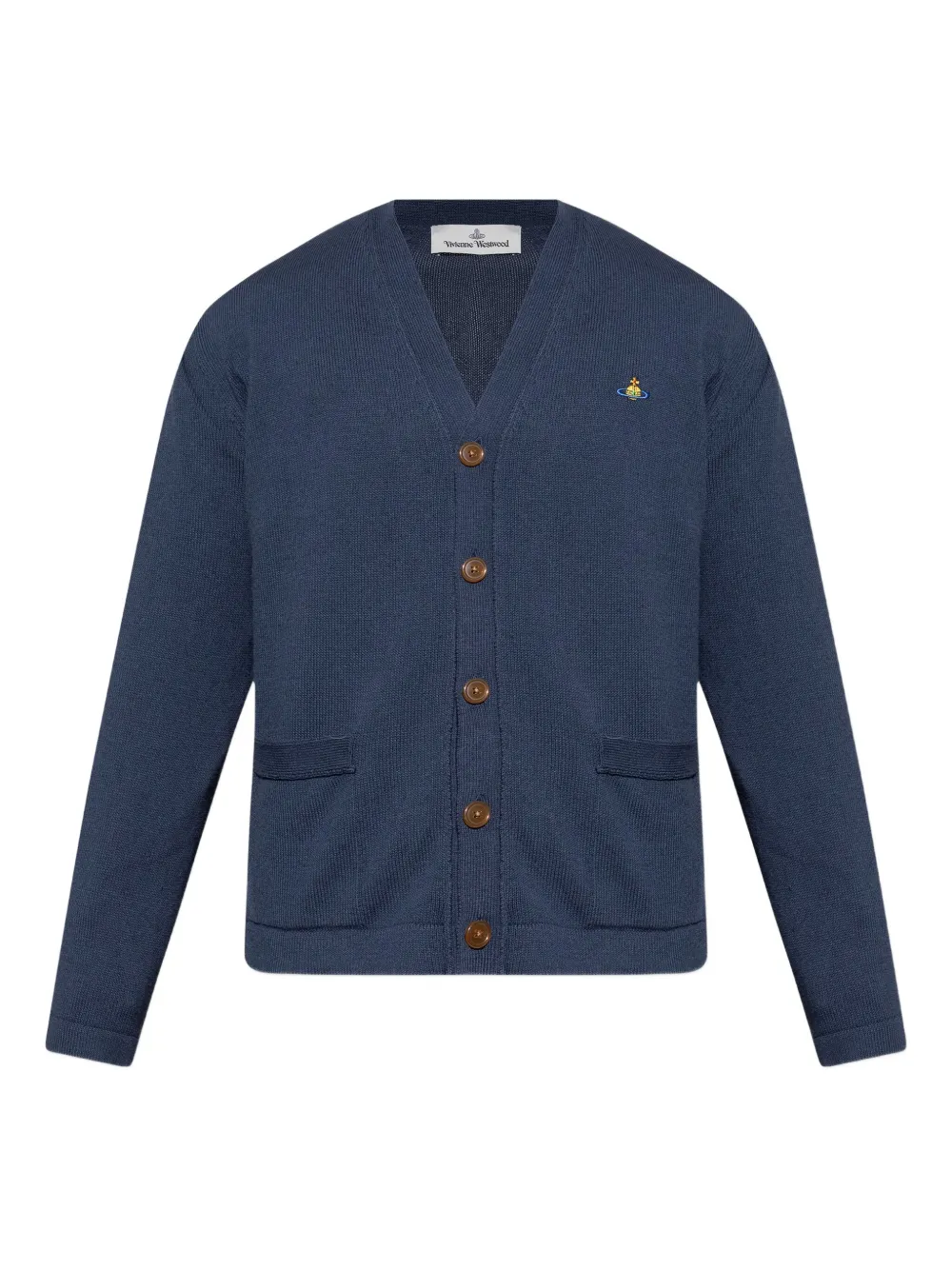 

Кардиган с декором Orb Vivienne Westwood, синий