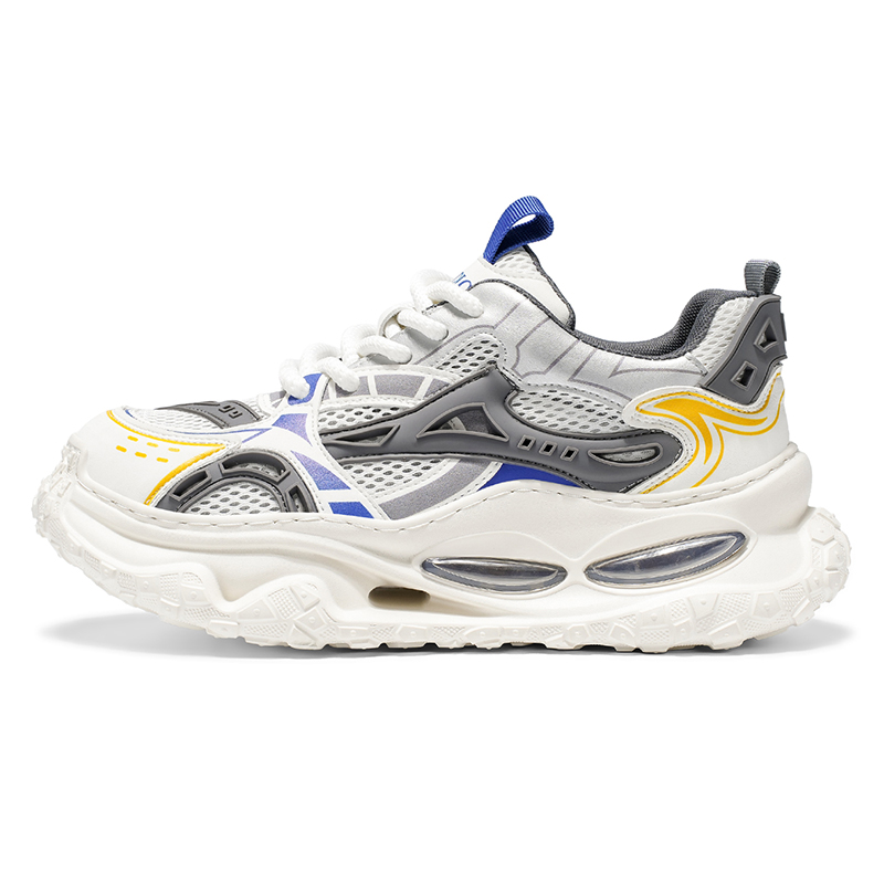 

Износостойкие, нескользящие, низкие повседневные туфли для мужчин FAPAI, White Blue