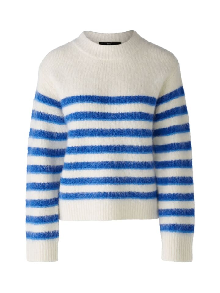 

Пуловер Oui Alpakamischung, цвет offwhite blue