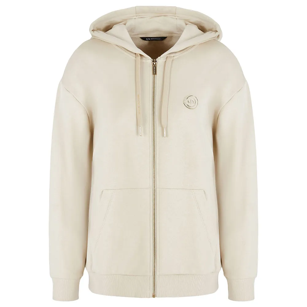 

Толстовка Armani Exchange XW000318_AF12217 full zip, бежевый