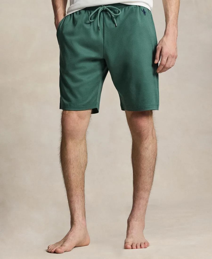Мужские пижамные шорты из мерсеризованного хлопка Polo Ralph Lauren, washed forest/cruise темно-синий polo player