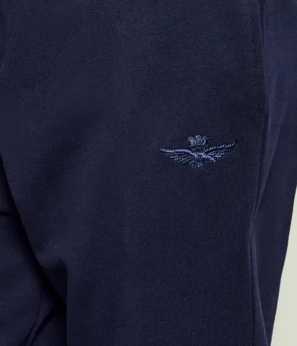 Спортивные штаны regular fit Aeronautica Militare, темно-синий — фото 4