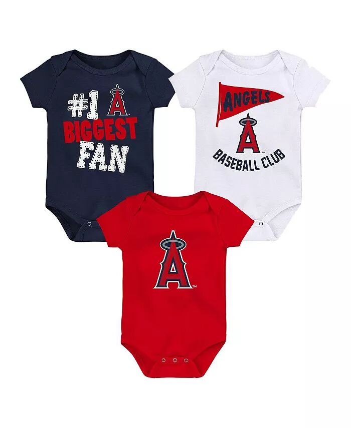

Комплект из 3 боди для мальчиков и девочек Fanatics Los Angeles Angels Fan Pennant Outerstuff