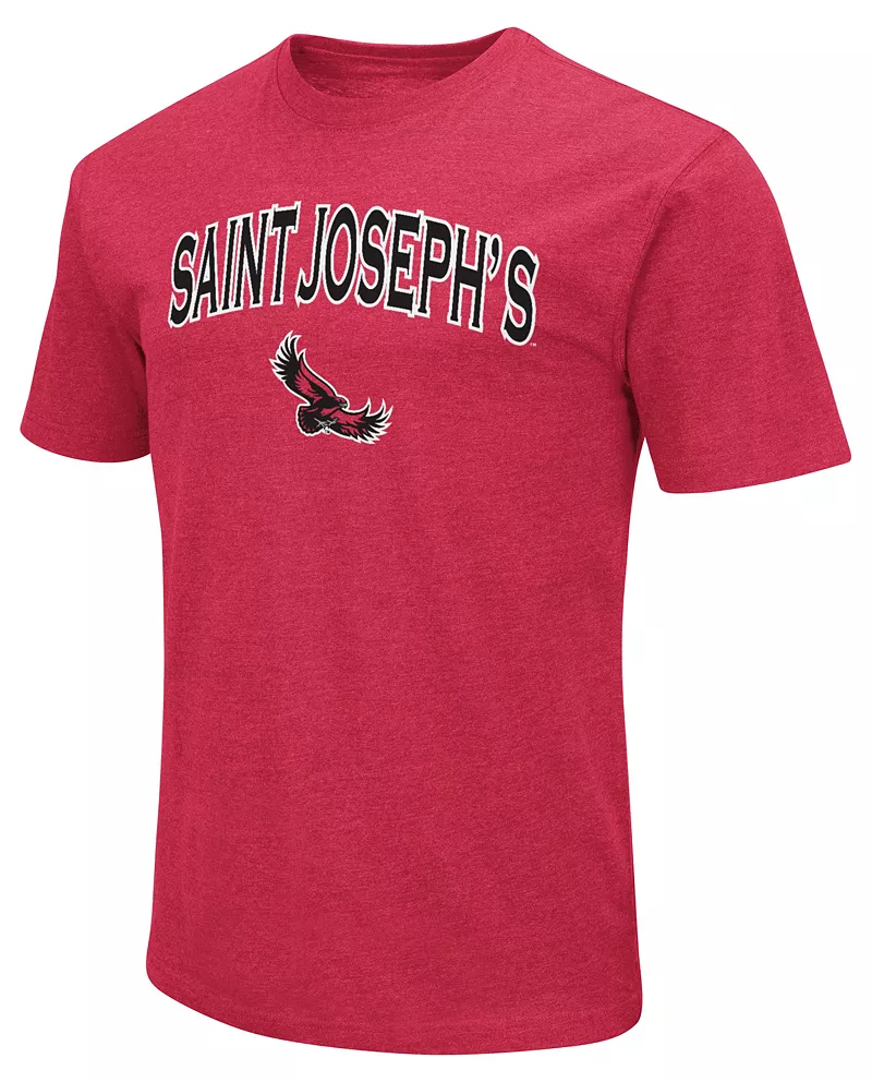 

Мужская малиновая футболка Colosseum Saint Joseph's Hawks