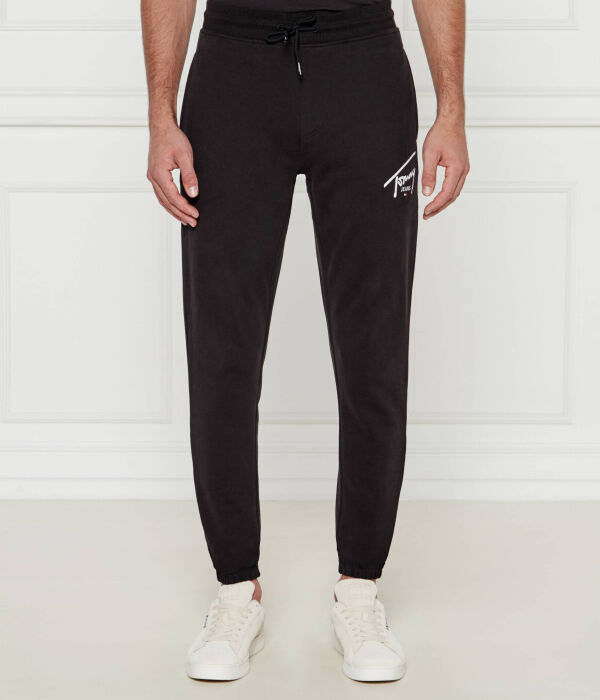 

Спортивные штаны мужские Tommy Jeans хлопковые, черный