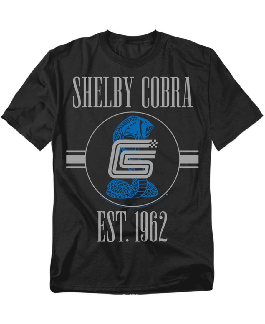 

Футболка большого размера Carroll Shelby Vintage с изображением большой змеи и фирменным знаком Shelby Cobra, Black, Черный, Футболка большого размера Carroll Shelby Vintage с изображением большой змеи и фирменным знаком Shelby Cobra, Black