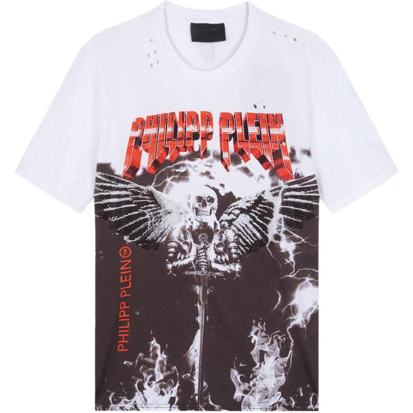 

PHILIPP PLEIN Футболка мужская белые