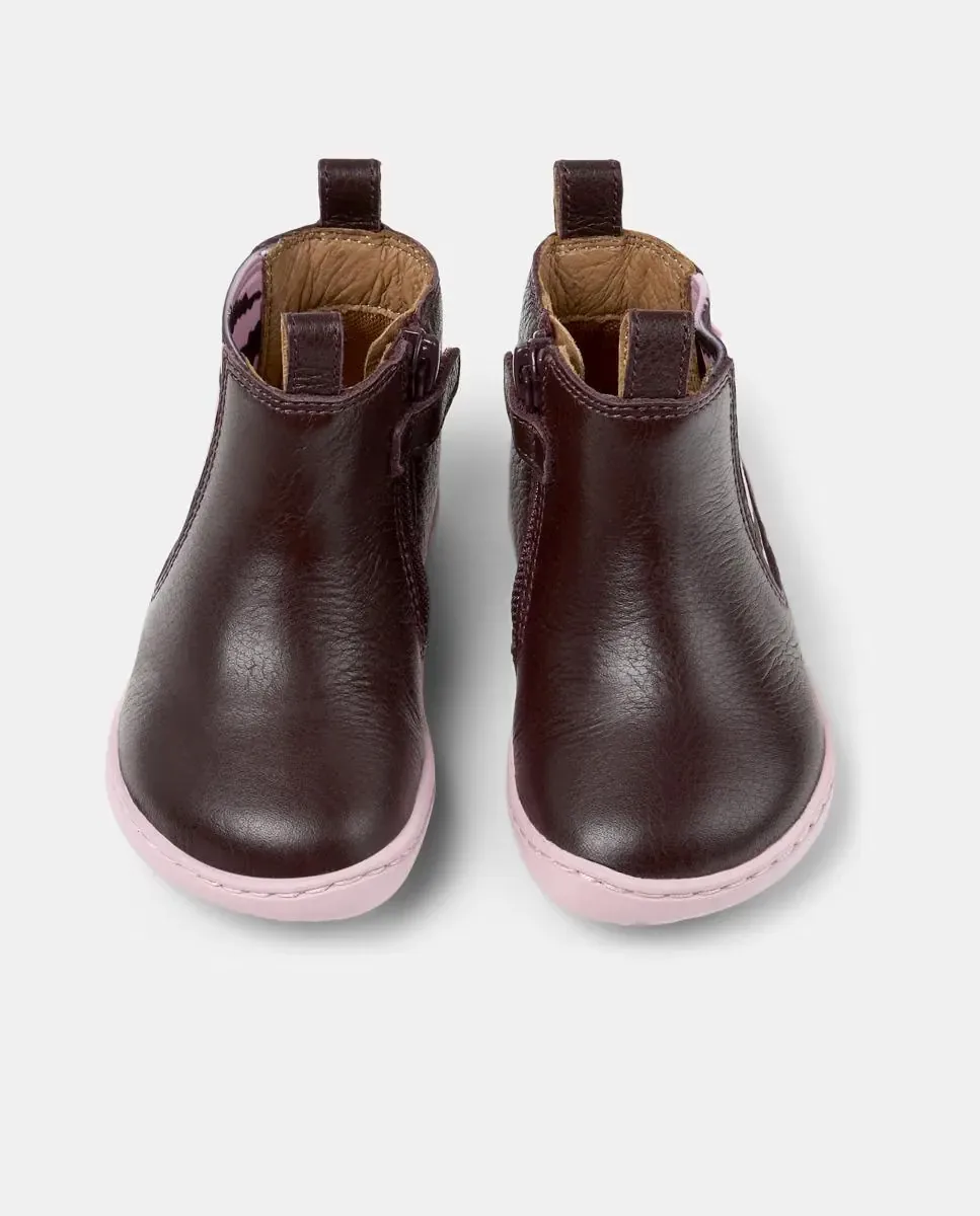 Детские ботинки TWS Twins из кожи Camper, бордовый — фото 3