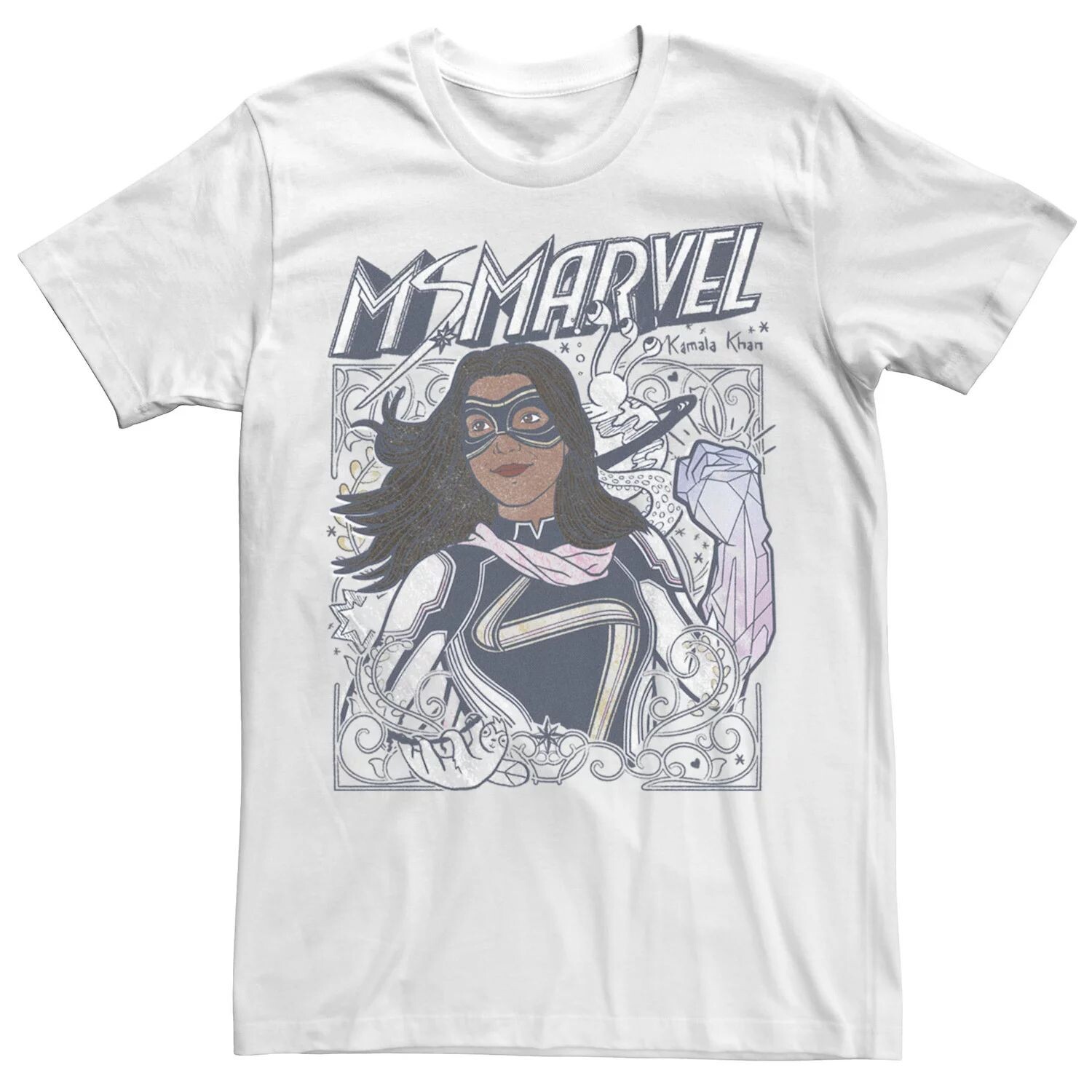 

Мужская футболка с чехлом Marvel Ms. Marvel Doodle Licensed Character
