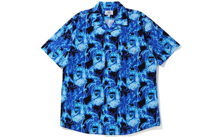 

Рубашка серии Ape Head унисекс A Bathing Ape, оранжевый