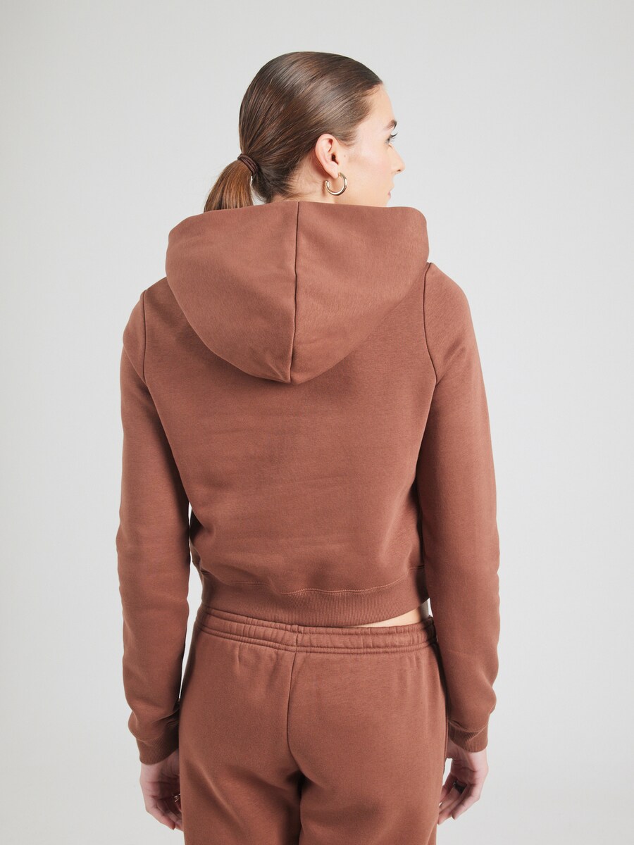 Толстовка Nike Sportswear Phoenix Fleece, каштаново-коричневый — фото 4