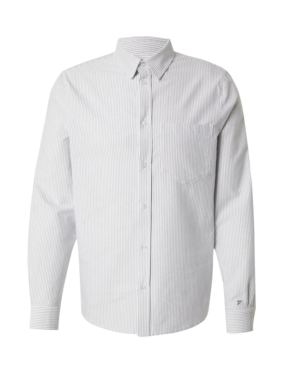 

Повседневная рубашка DAN FOX APPAREL Regular fit Button Up Shirt Essential, цвет grey/white