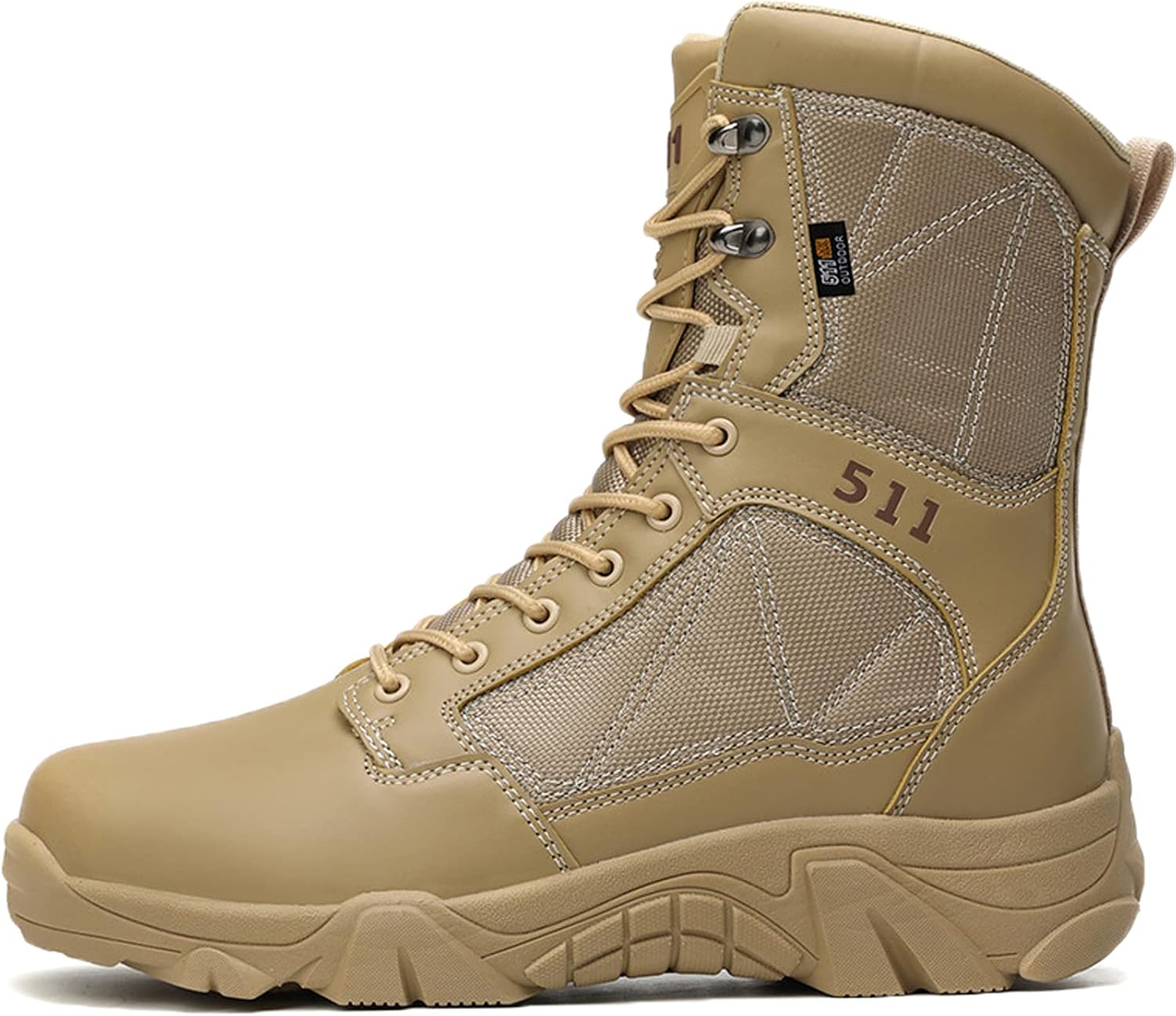 

Мужские походные ботинки hongrenamz водонепроницаемые высокие походные туфли для активного отдыха, ботинки для трекинга, противоскользящие кемпинговые ботинки, размер Sand-EU43/US9, 9 Sand