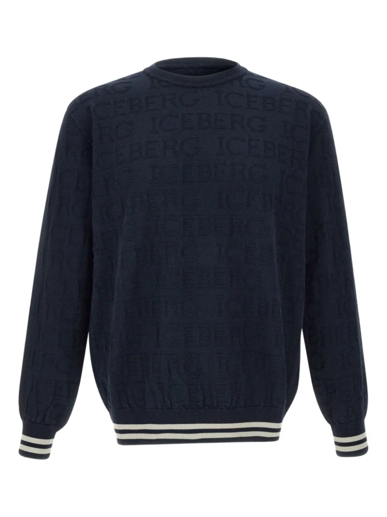 

Хлопковый свитер Iceberg, синий