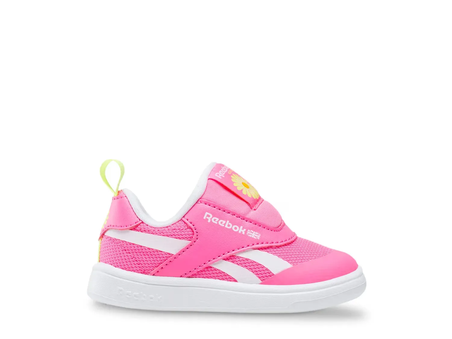 

Кроссовки Club C Revenge Slip-On - детские Reebok, Light Pink/Yellow/White