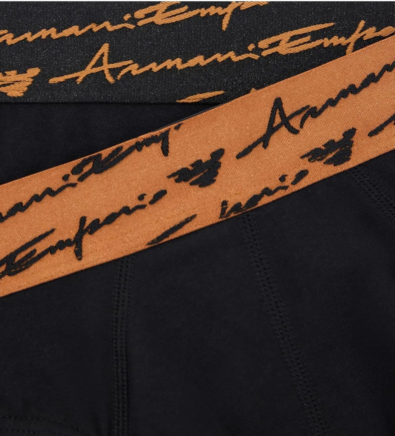 Брифы Holiday Script 2 Pack Emporio Armani, черный — фото 3