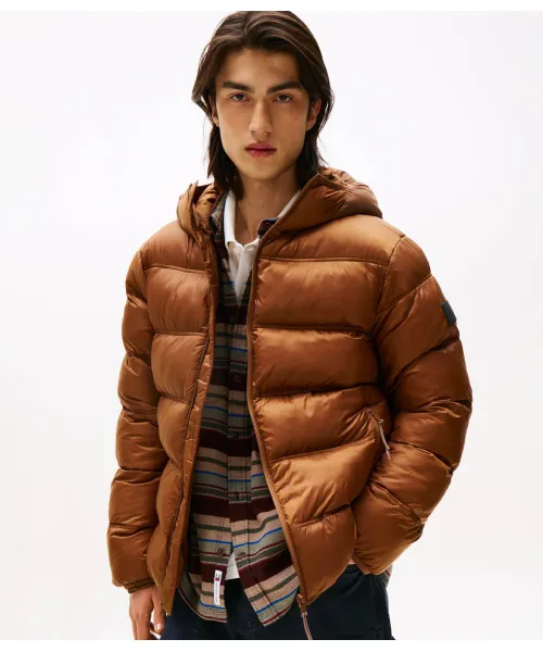 

Куртка Regular fit Tommy Jeans, коричневый