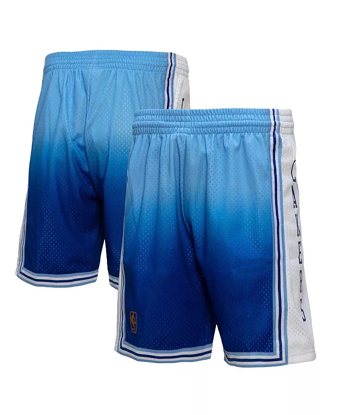 

Мужские шорты Los Angeles Lakers 1996/97 Hardwood Classics Fadeaway Reload 3.0 Swingman в светло-синем и синем цветах Mitchell & Ness