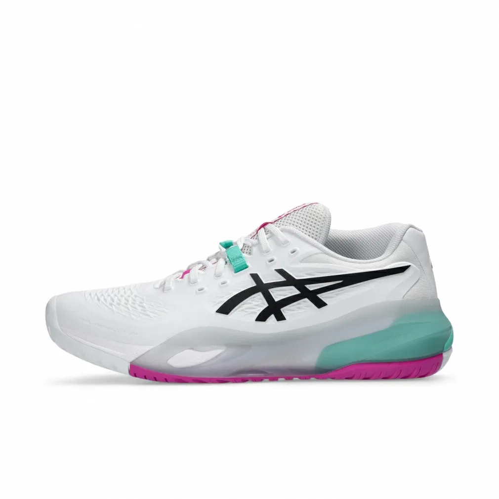 Мужские теннисные кроссовки «GEL-Resolution 10 Wide» от ASICS, White X Pink
