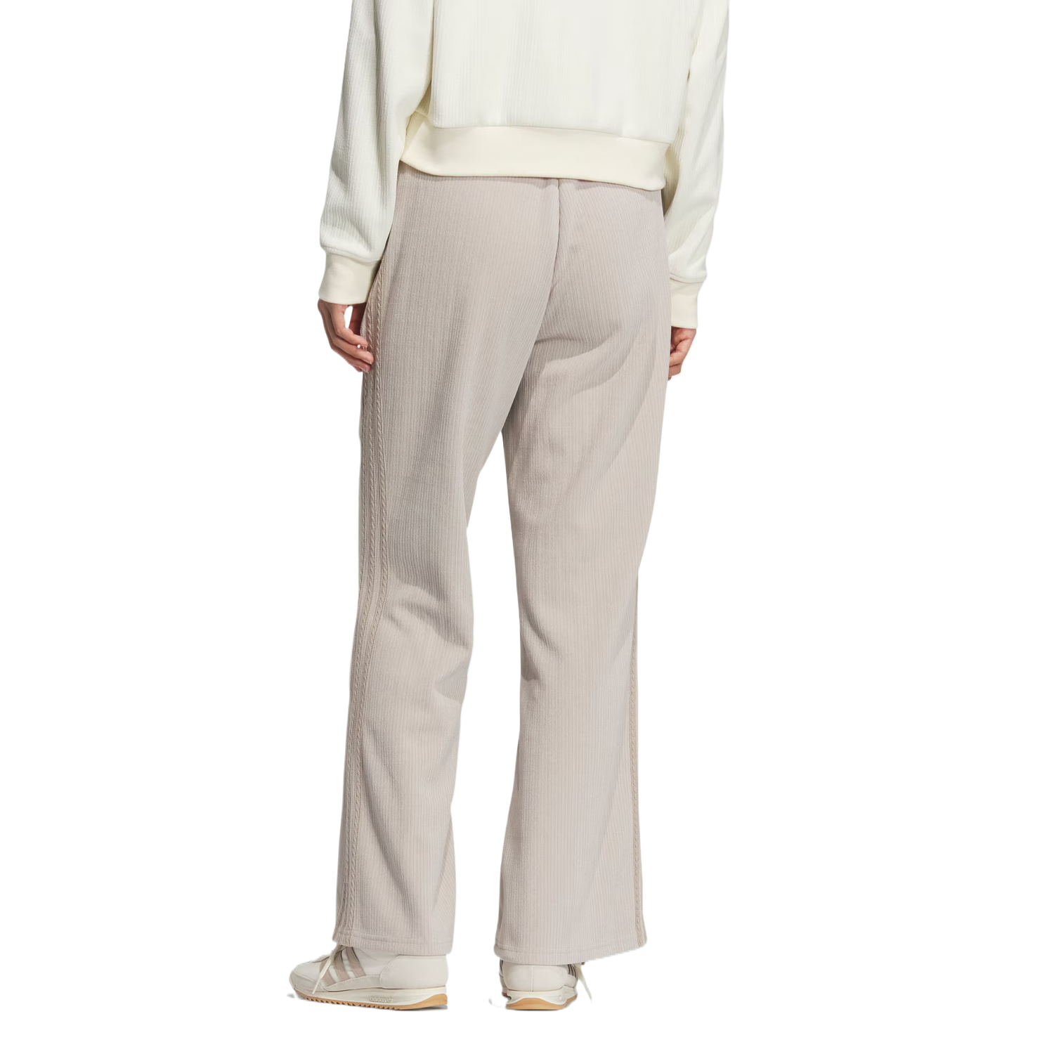 Вязаные спортивные штаны Women's Adidas Originals, коричневый — фото 4