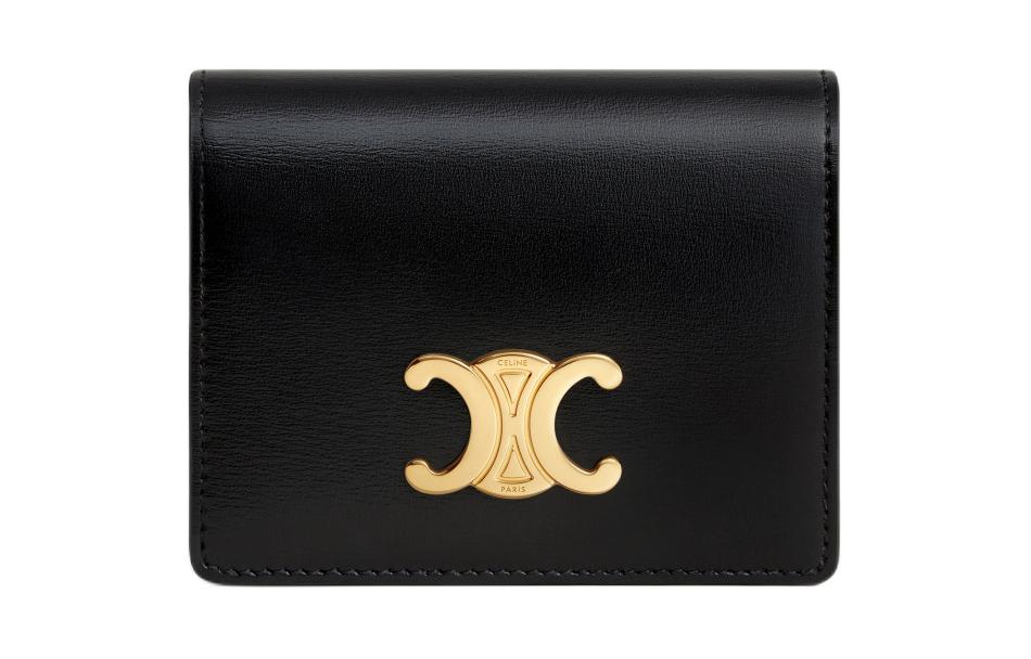 

Кошелек для карт Triomphe Shiny Cow Leather женский black CELINE, Box(Set+Box)