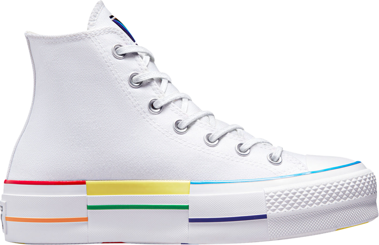 

Кроссовки Chuck Taylor All Star Lift High 'Pride - Proud to Be', белый