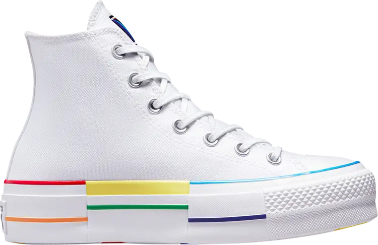 

Кроссовки Chuck Taylor All Star Lift High 'Pride - Proud to Be', белый