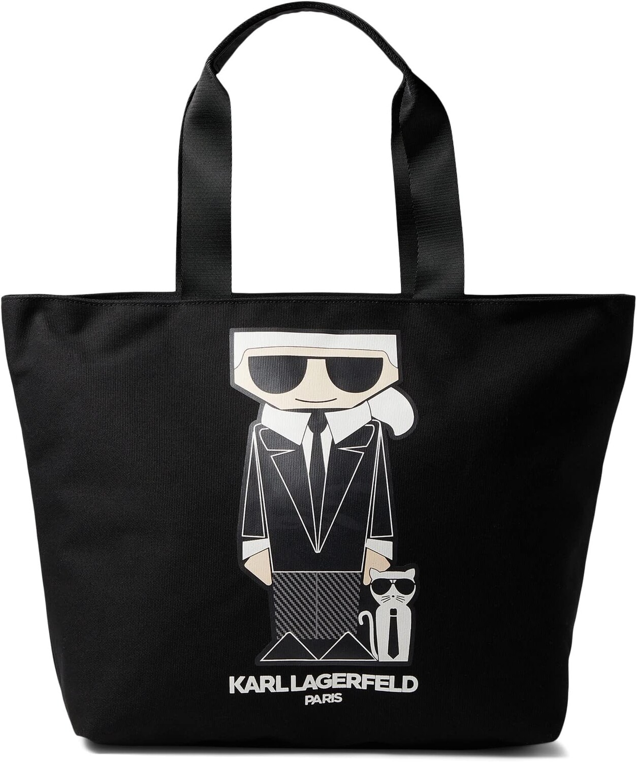 

Сумка-тоут Karl Lagerfeld Paris Kristen Tote, цвет Black/Lava