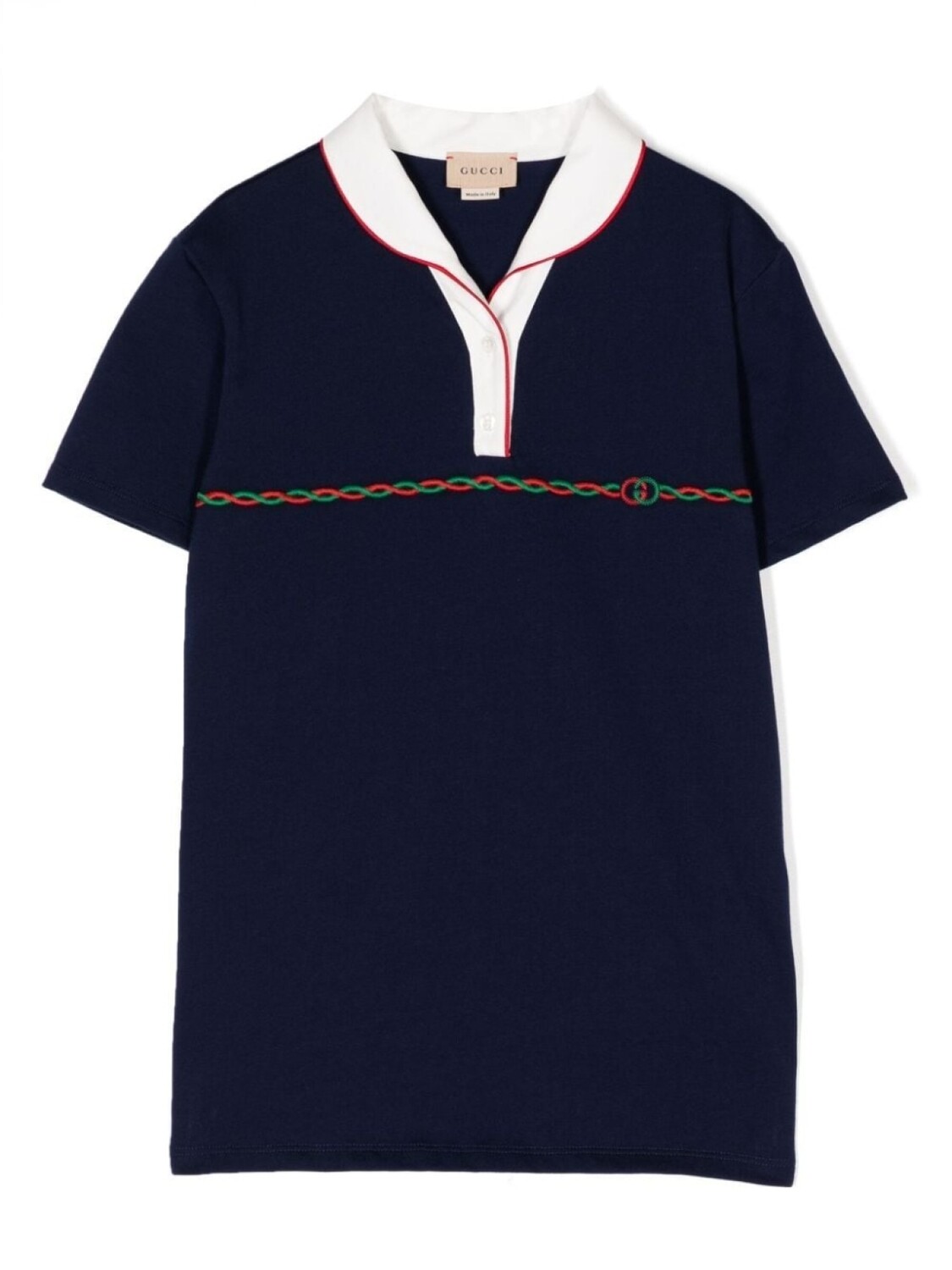 

Gucci Kids рубашка поло с короткими рукавами, синий
