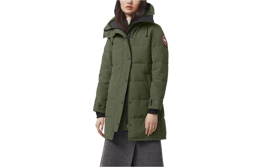 Canada Goose Куртка пуховая Shelburne серии FW22 женская армейский зеленый, Army Green — фото 3