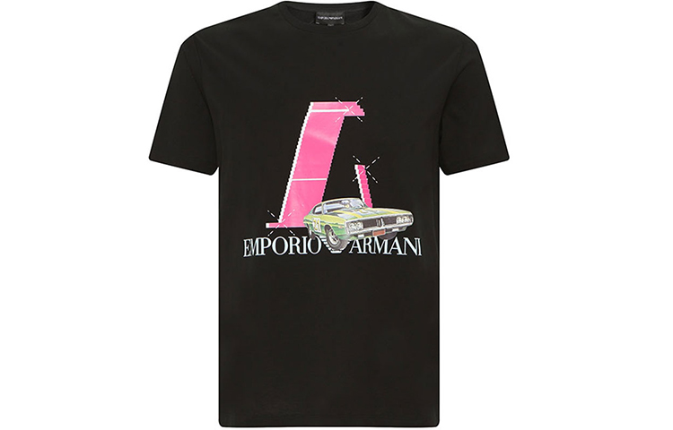 

Футболка мужская черная EMPORIO ARMANI