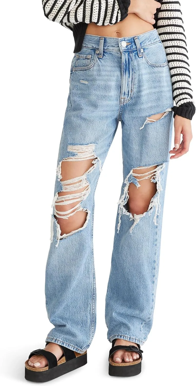 

Женские джинсы Aeropostale Juniors High Rise Loose Fit