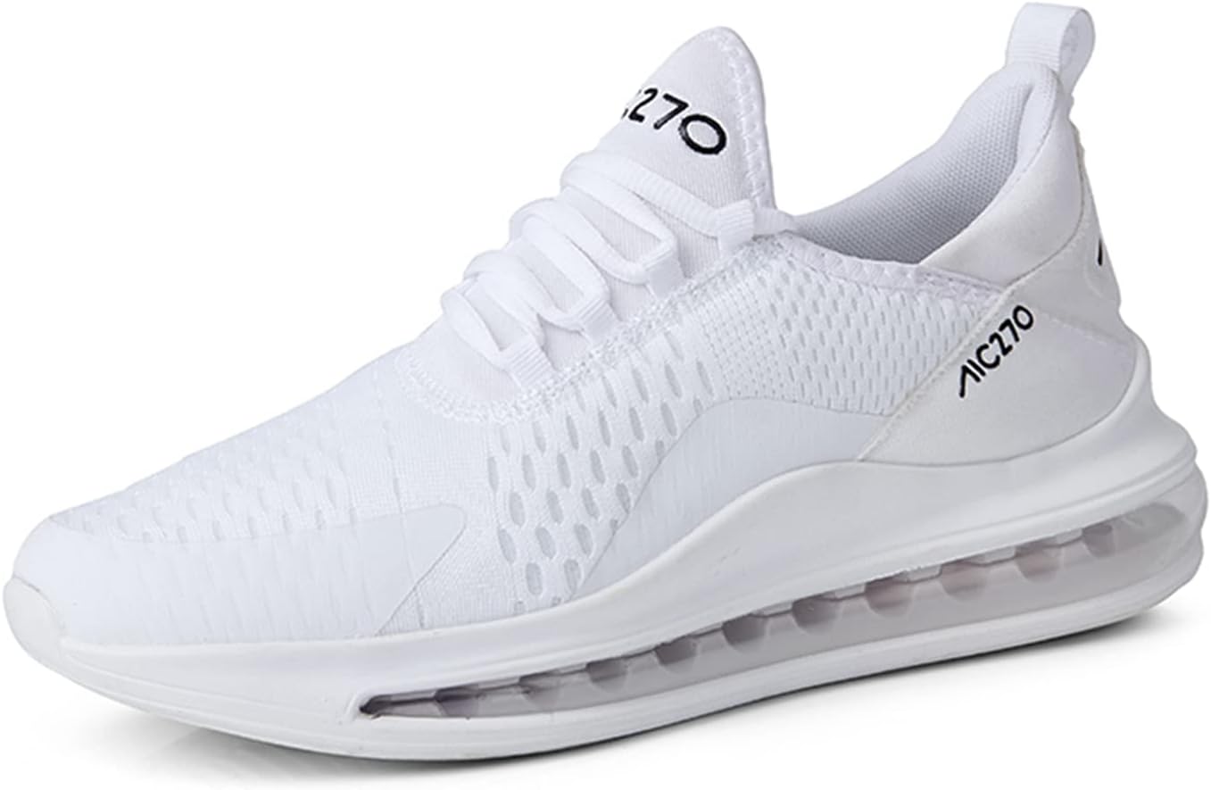 

Мужские дышащие кроссовки для ходьбы, тенниса, бега, спортзала и повседневной моды, легкие Rexsvan, белый