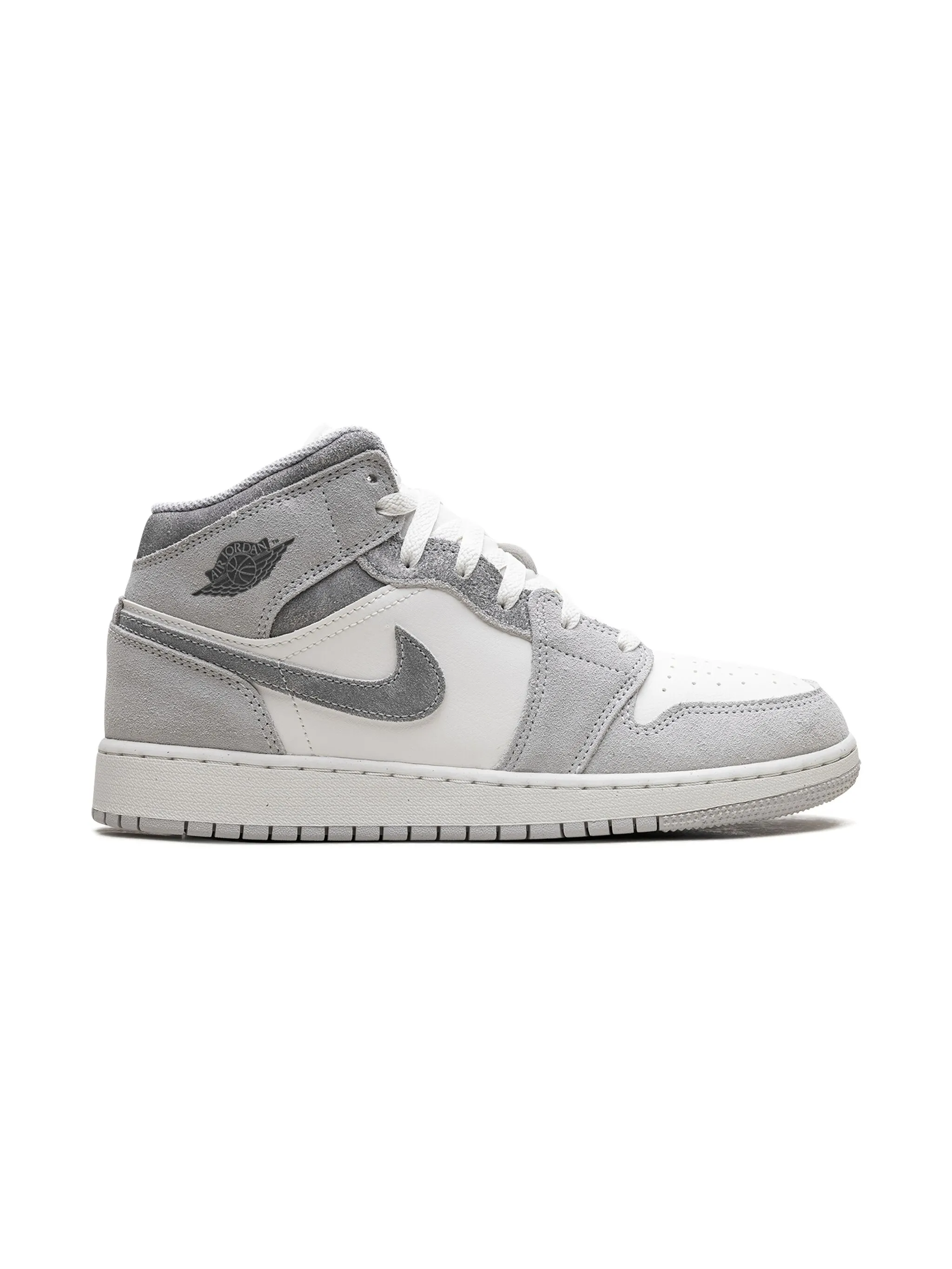 Кроссовки Air Jordan 1 Jordan Kids, серый — фото 2
