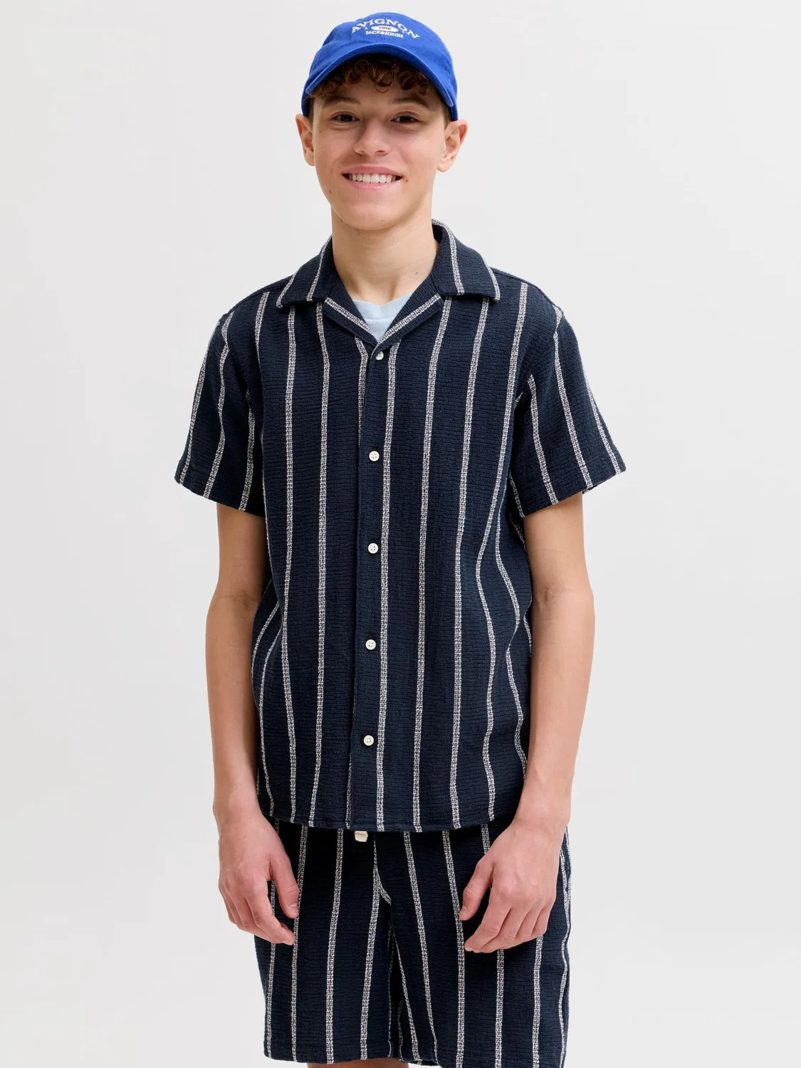 Рубашка на пуговицах стандартного кроя 'JORCoba' Jack & Jones Junior, Night Blue — фото 2