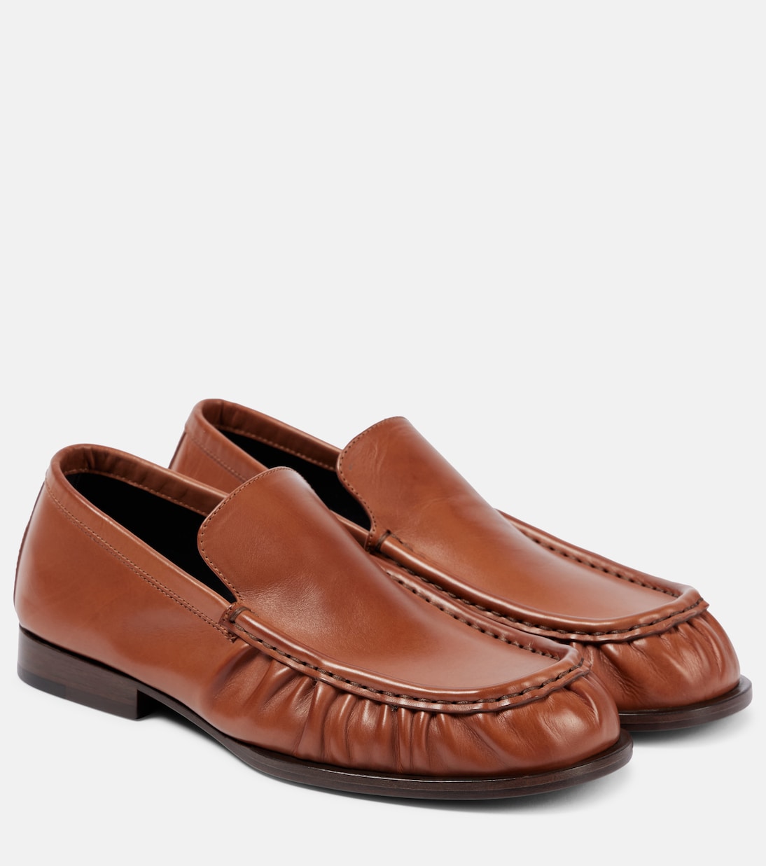 Кожаные мокасины Dries Van Noten, желто-коричневый