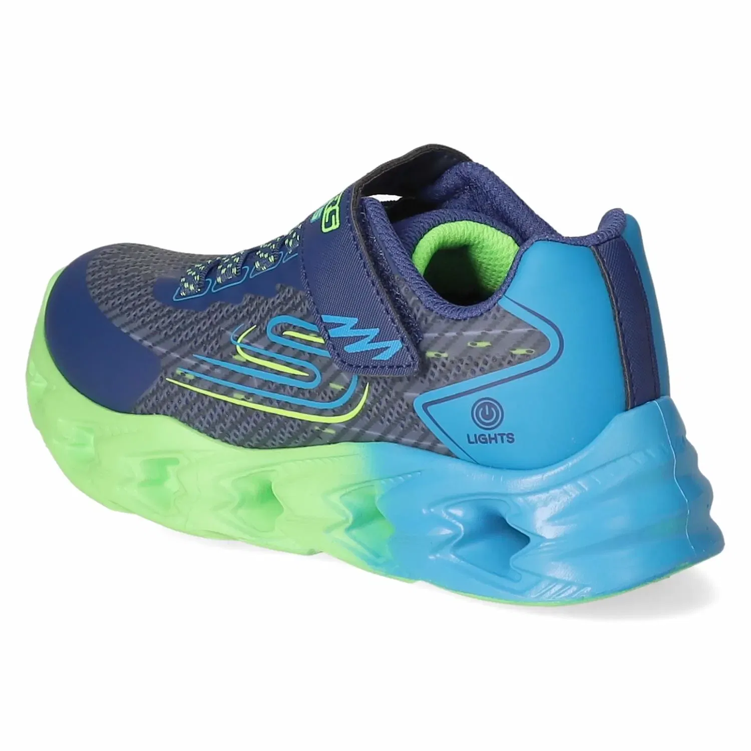 Кроссовки низкие с LED-подсветкой Skechers, синий — фото 3