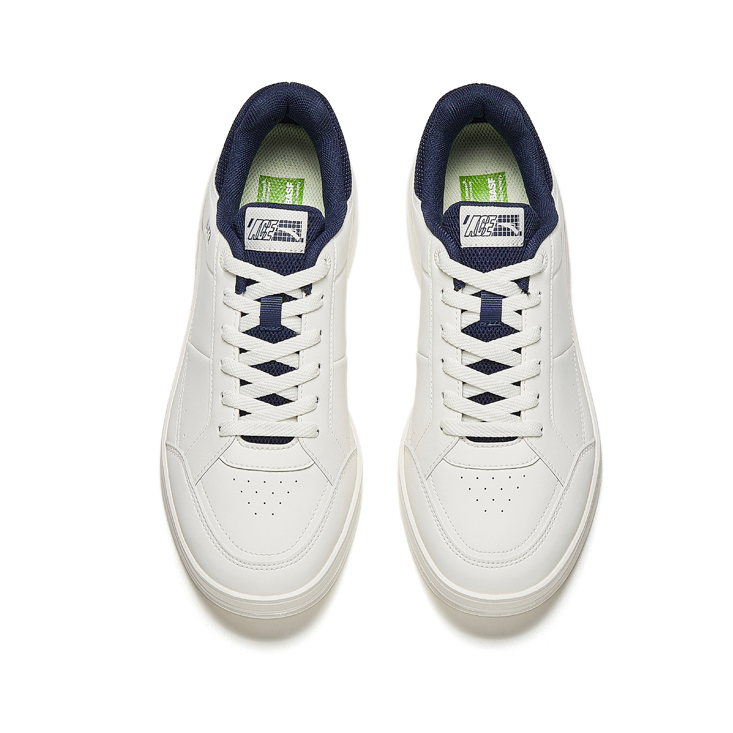 ANTA Мужские скейтерские кроссовки Low top Ivory White/New Ink Blue 3 — фото 3