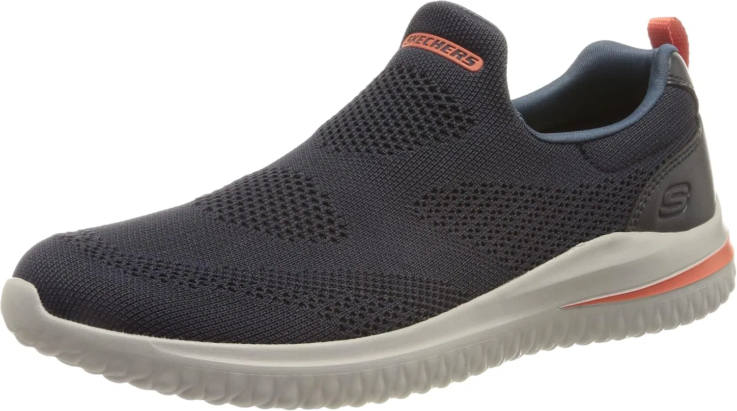 Мужские кроссовки Skechers Delson 3.0, Navy Knit Synthetic