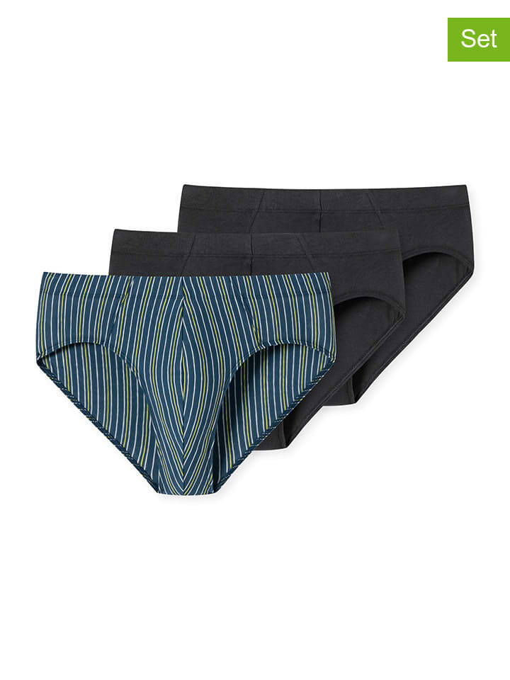 

Трусы Schiesser 3er Set, цвет schwarz/blau