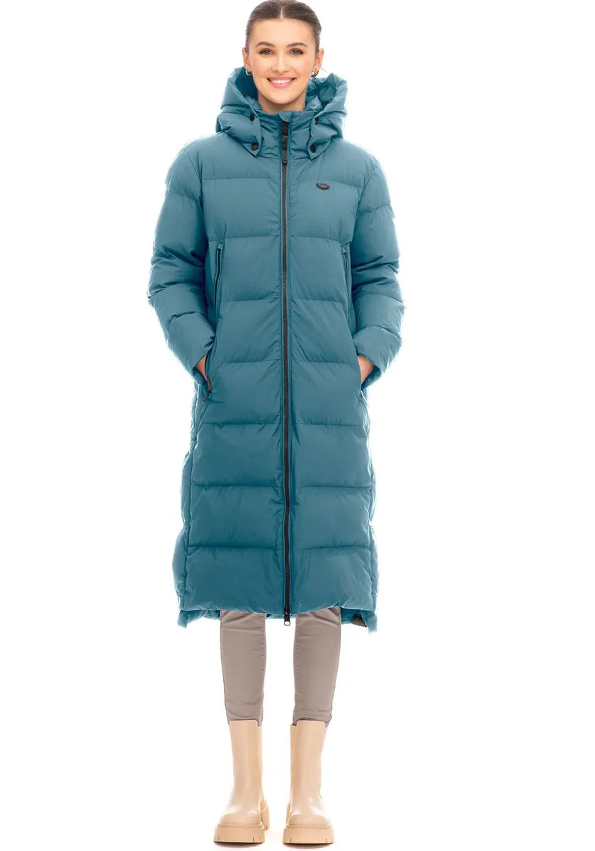 

Стеганое пальто в стиле рэгвир "ПАТРИЗ", ДЛИННОЕ ПАЛЬТО Ragwear, синий