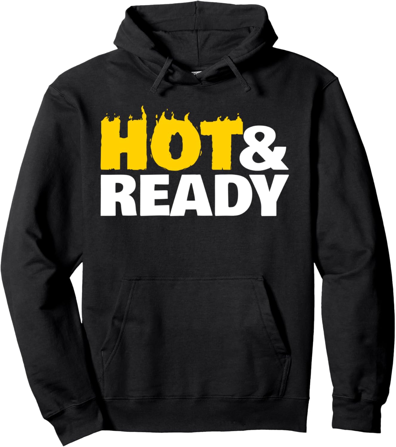 

Толстовка с капюшоном Hot And Ready, черный