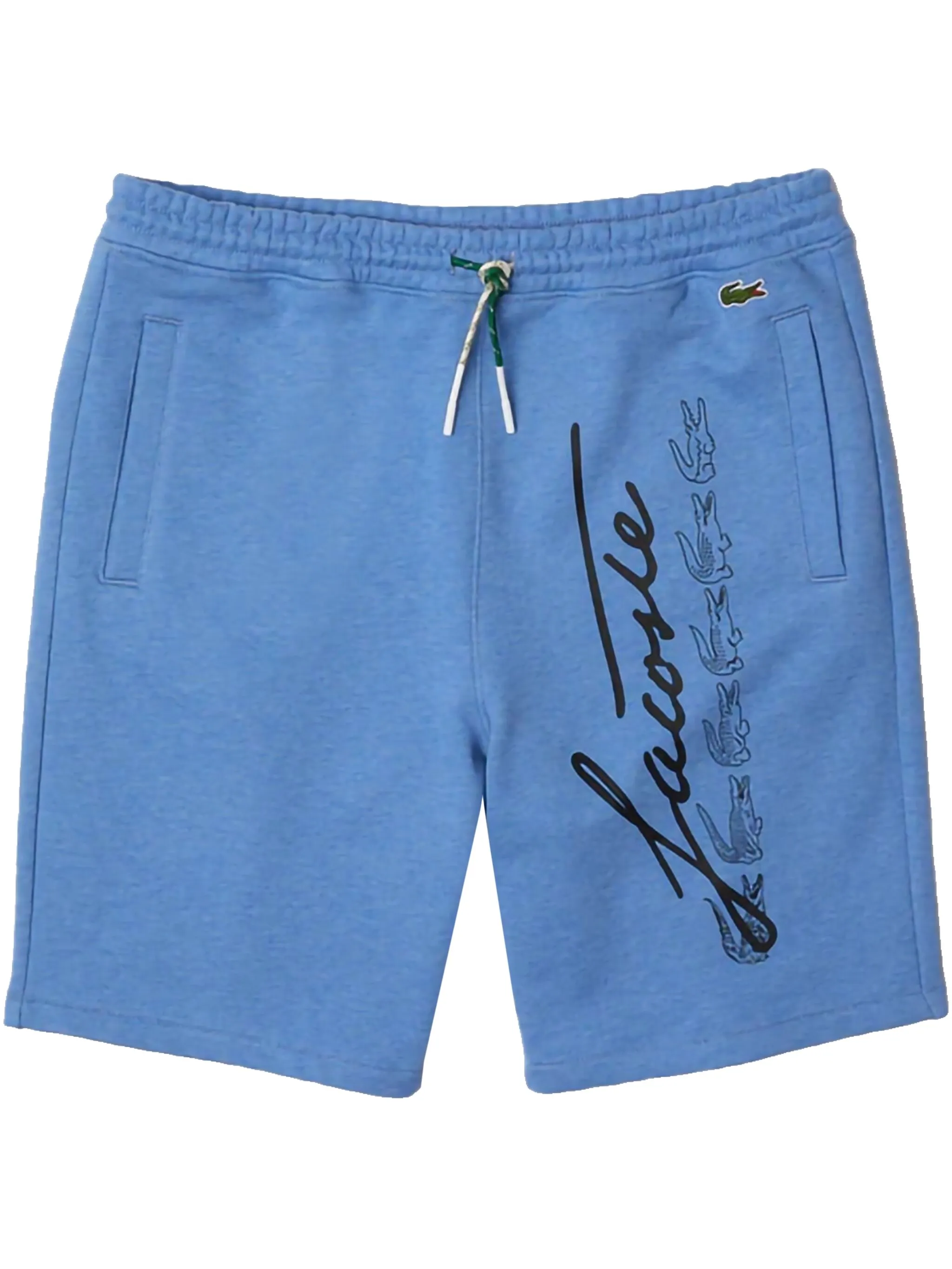 

Спортивные шорты с принтом Lacoste, синий