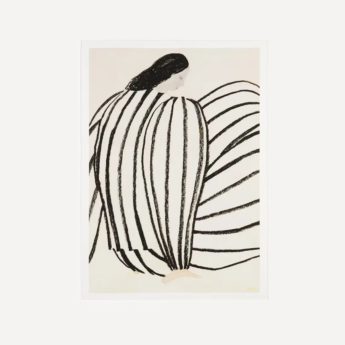 

Печать на спине леди The Poster Club, черный