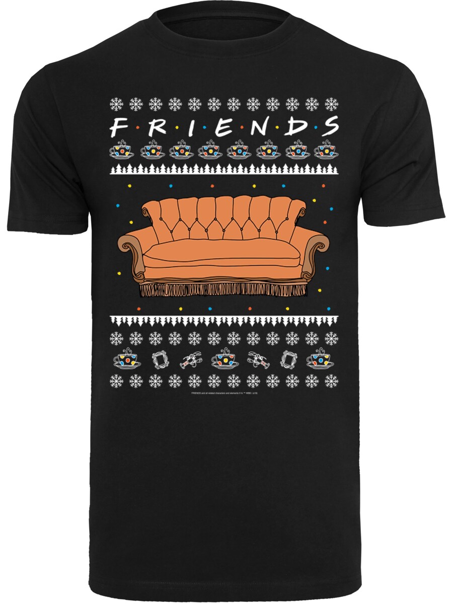 

Рубашка F4NT4STIC Friends TV Serie Fair Isle Couch, черный