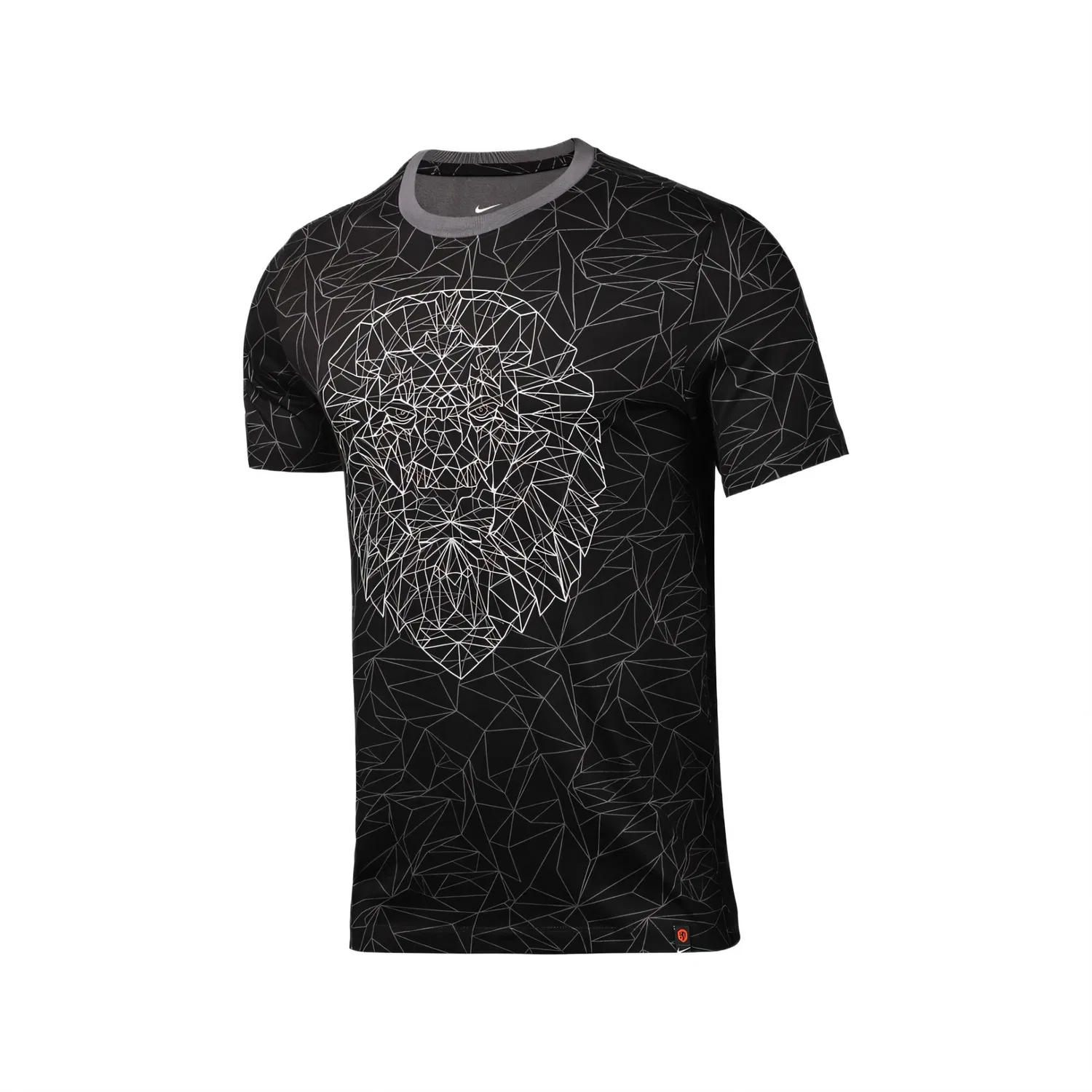 Футболка мужская black, crew neck, thin, straight fit Nike